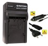 Incarcator Patona Panasonic VW-VBD29, VBD58, VBD78 + Auto/220V, pt. AJ-PX298MC, HDC-MDH2GK, AJ-HPX270
