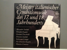 Master of Italian Harpsichord: Scarlatti/Pasquini...(1973/ORBIS REC/RFG) - VINIL foto