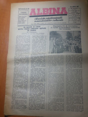 ziarul albina 29 august 1951-articolul &amp;quot; o zi de sarbatoare la cluj&amp;quot; foto