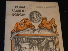 ROMA FAMILIEI BORGIA-GUILLAUME APOLLINAIRE- foto