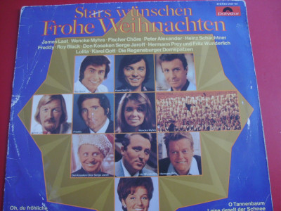 A(01) vinil-STARS WUNSCHEN FROHE WEIHNACHEN foto