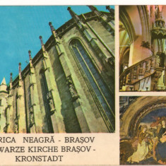 CPI (B8429) CARTE POSTALA - BRASOV. BISERICA NEAGRA