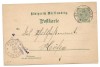 @ carte postala -GERMANIA 1898, Circulata, Printata