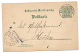 @ carte postala -GERMANIA 1898, Circulata, Printata