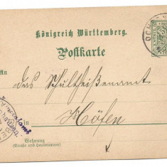 @ carte postala -GERMANIA 1898