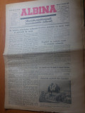 Ziarul albina 14 noiembrie 1951-art.despre romanesti,jud.prahova si tara motilor