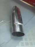 Toba Sport Inox Universala, Iesire Rotunda 90mm, 38cm Lungime, Diametru intrare 52mm, Toba Esapament Auto