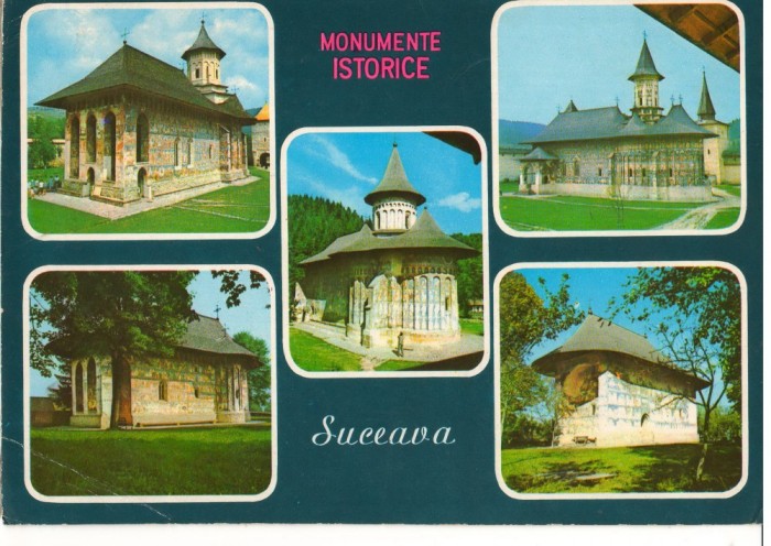 CPI (B8489) CARTE POSTALA - SUCEAVA. MONUMENTE ISTORICE