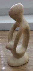 Sculptura mica &amp;quot;Mama si copilul&amp;quot; - arta africana, aprox 1990 foto