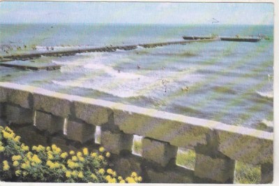bnk cp Eforie Nord - Vedere spre largul marii - uzata foto