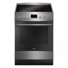 Aragaz electric Hansa FCCX68219, 4 zone de gatit, cuptor electric, grill, clasa A, inox foto