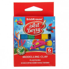 Plastilina modelatoare soft 6 culori, Artberry foto