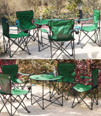 Set camping masa si 4 scaune foto