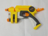 Pistol NERF Nite Finder EX-3 - tinta laser - 3 cartuse incluse, 6-8 ani, Unisex, Plastic