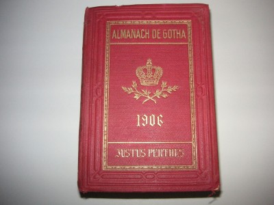 Almanach De Gotha - 1906 foto