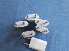 APPLE Incarcator iPone European USB 5V-1A 5W model;A1400 (Power Adapter) foto