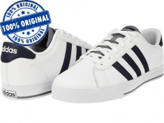 Pantofi sport Adidas Daily pentru barbati - adidasi originali - piele naturala foto