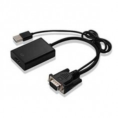 Convertor OEM AVS-490-BX VGA la HDMI foto