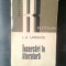 I.A. Lapedatu - Incercari in literatura (Editura Dacia, 1976; col. Restituiri)