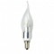 Bec LED ART Candle flame bulb silver E14 4.5W