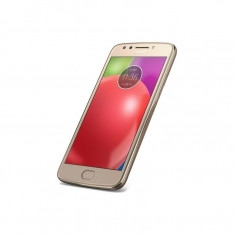 Smartphone Motorola Moto E4 Dual Sim , 5 Inch , Quad Core , 2 GB RAM , 16 GB , Retea 4G , Android Nougat , Gold foto