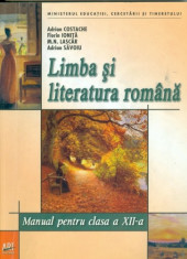 Limba si literatura romana - manual pentru clasa a XII-a foto