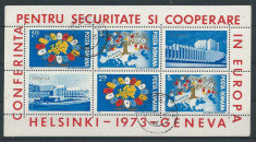 1973 LP 833 a-Conf.pt.Scuritate si Coop. in Europa,Boc stampilat foto