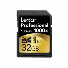 Card memorie Lexar Profesional 1000X SD 32 GB Clasa 10 UHS-II foto