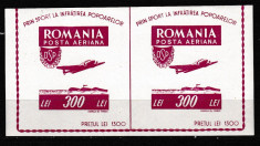 Romania 1946 OSP bloc in pereche LP 201 MNH w45 foto