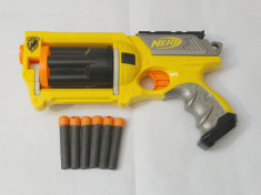 Pistol NERF Maverick REV-6 - cu magazie rotativa 6 cartuse - 6 cartuse incluse foto