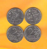 Rusia 2017 2 Ruble Pereche 2 monede comemorative AUNC