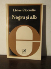 NEGRU SI ALB -LIVIUS CIOCARLIE foto