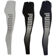 Oferta! Pantaloni sport mulati leggings Puma logo Fitness - marimea XS S M L XL foto