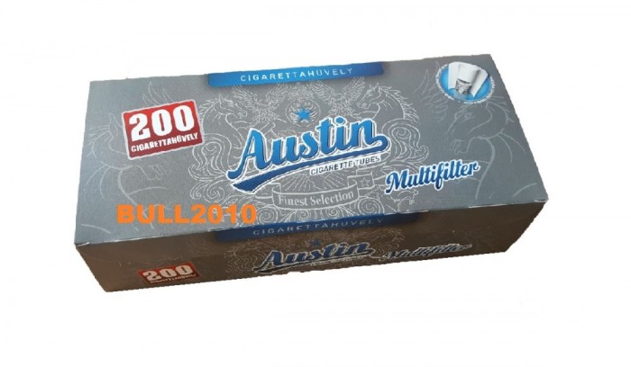 Tuburi AUSTIN CU CARBON ACTIV 200 tuburi tutun, filtre tigari multifilter foto mare Tuburi AUSTIN CU CARBON ACTIV 200 tuburi tutun, filtre tigari multifilter foto mare