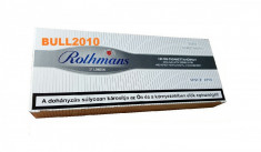 ROTHMANS SILVER CU CARBON ACTIV 100 tuburi tutun, filtre tigari multifilter foto