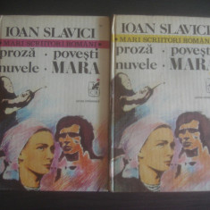 IOAN SLAVICI - PROZA, POVESTI, NUVELE, MARA 2 volume (1980, editie cartonata)
