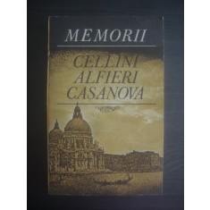 CELLINI, ALFIERI, CASANOVA - MEMORII (carte de GEORGE LAZARESCU)
