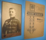 Set 4 CDV Foto Militare Germania &amp; Austro-Ungaria 1900, Ardeal. Fotografii Antice Originale Colectie