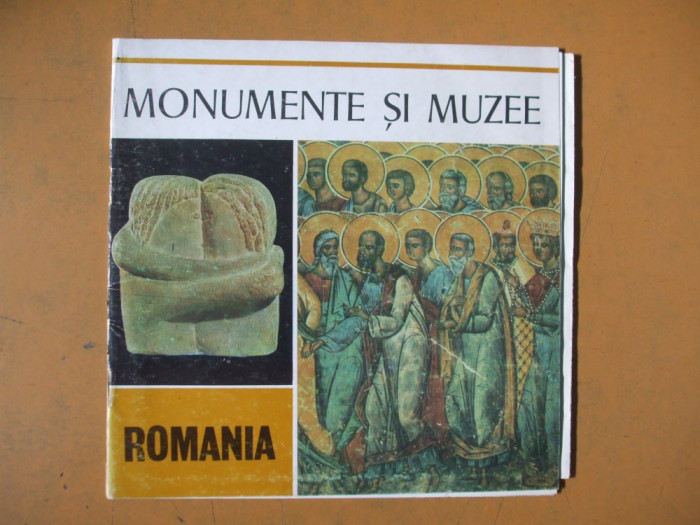 Monumente si muzee Romania foto color + harta