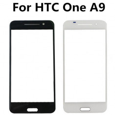 Geam HTC One A9 alb sau negru / ecran sticla noua