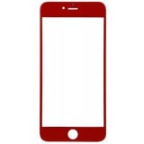 Geam iPhone 6s plus rosu / ecran sticla noua