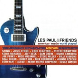 LES PAUL &amp; FRIENDS - AMERICAN MADE WORLD PLAYED, 2002, CD, Rock