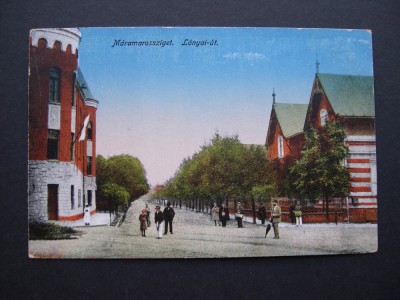 Sighetul Marmatiei - Strada Lonyai. 1917, animata foto