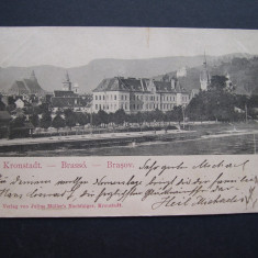 Brasov - Kronstadt - Brasso. Circulata 1900, nedivizata, clasica
