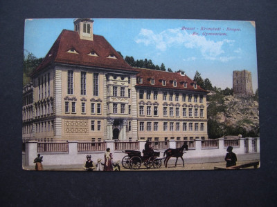 Brasov - Gimnaziul Evanghelic. 1913, animata foto