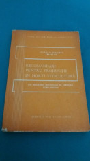 RECOMANDARI PENTRU PRODUC?IE IN HORTI-VITICULTURA/1965 foto