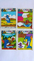 Lot surprize guma mestecat arabe 4 buc, cu Tom si Jerry desene animate colectie foto