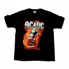 Tricou ROCK AC/DC - Devil Guitar foto