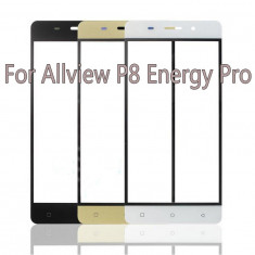 Geam Allview P8 Energy Pro alb negru auriu / ecran nou
