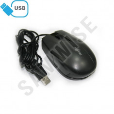 Mouse Optic Fujitsu PC M480 Black, conexiune USB...Garantie 6 luni! foto